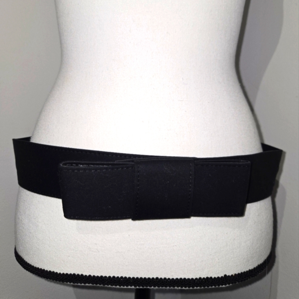 Stylish Black Elastic Belt Accessory
